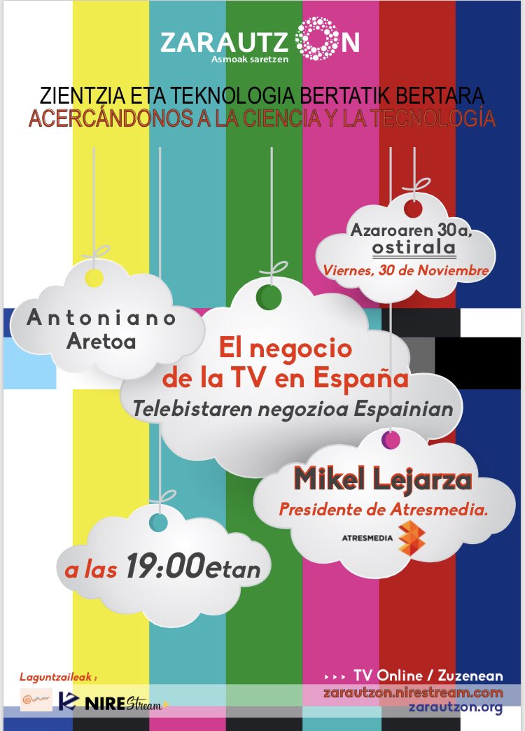 El negocio de la Televisión en España… ¿Y los ciudadanos? / Telebistaren negozioa Espainian… Eta hiritarrok?